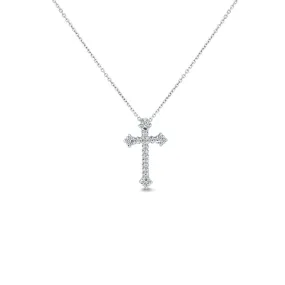 14K Diamond Cross Pendant (121PA1355AD-CROSS)