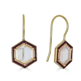 14K Gold Art Deco Earrings