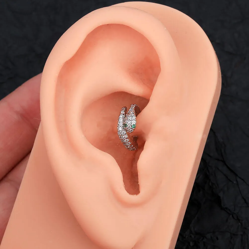 16G Twined Snake Conch Ring Helix Earring