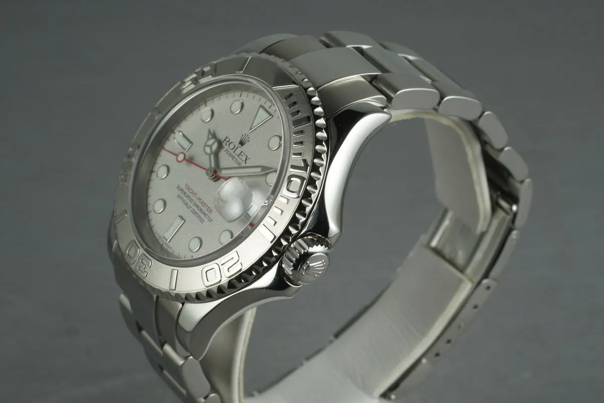 1999 Rolex Platinum and Stainless Steel Yacht-Master 16622