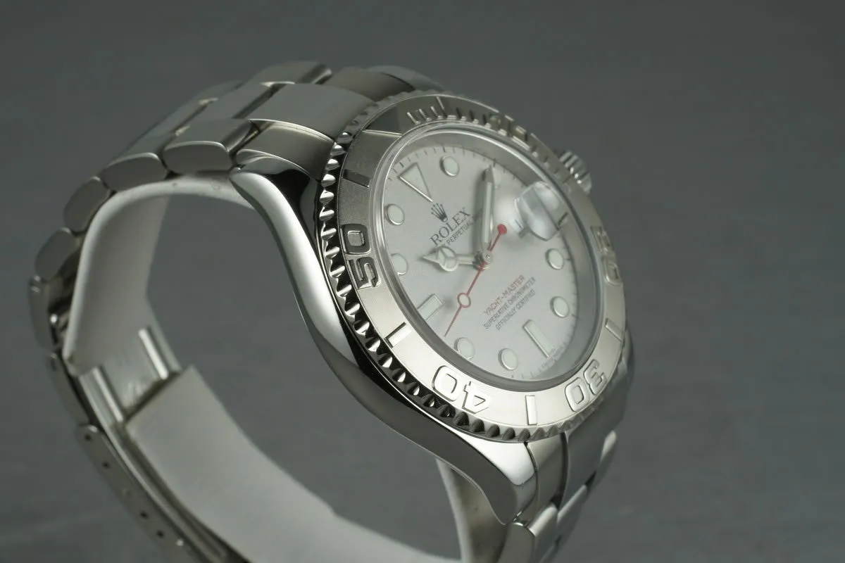 1999 Rolex Platinum and Stainless Steel Yacht-Master 16622