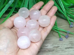 1" Rose Quartz Sphere ~ perfect For Crytsal Healing, Crystal Grid, Crystal Ball.