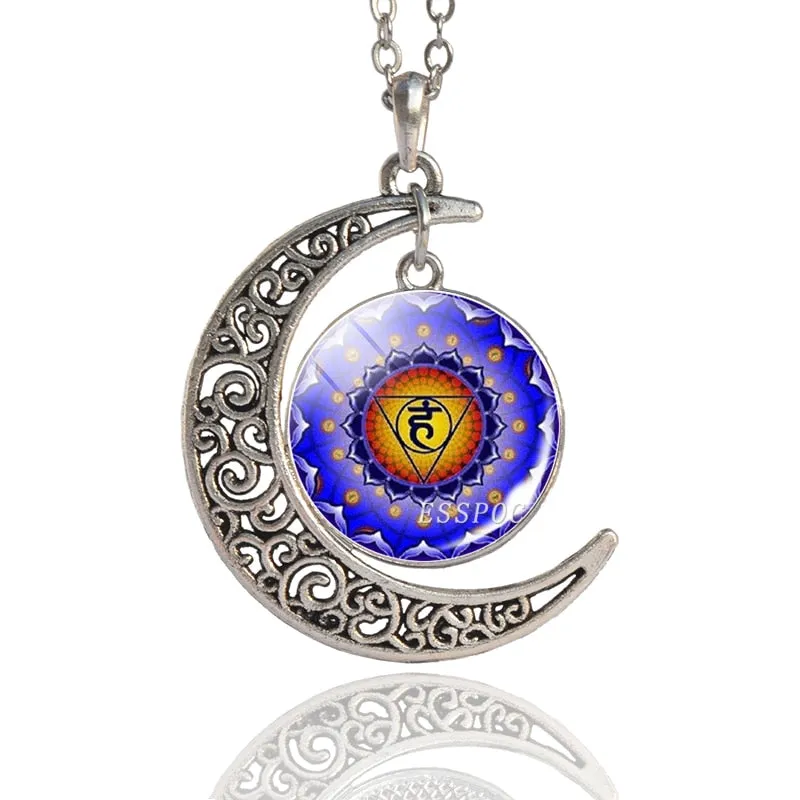 7 Chakra Pendant Yoga Meditation Necklace