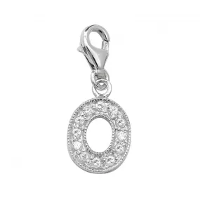 Acotis Silver Pendant Zirconia Initial G6282/O