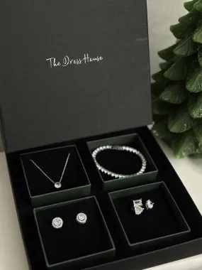 Advent Gifting Box 26 - Silver Ring Bracelet Necklace Earring