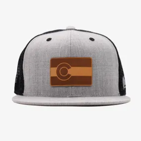 Aksels Laser Colorado Flag Snapback Hat