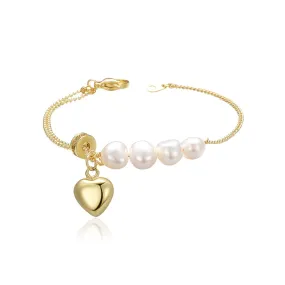 Alouet Pearl Gold Bracelet