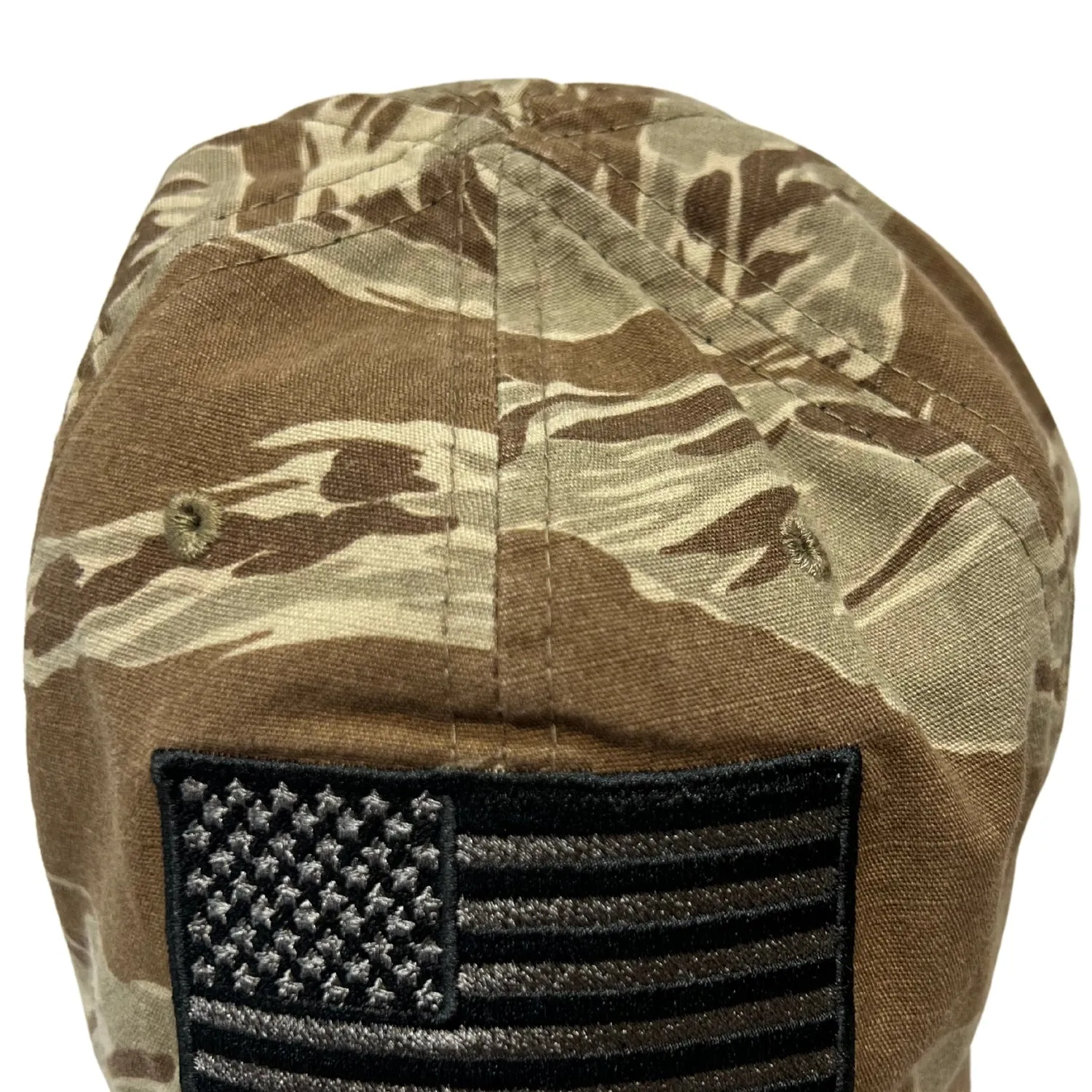 American Flag Desert Tiger Stripe Camo Range Hat