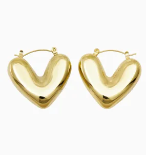 Audrey Heart Earrings