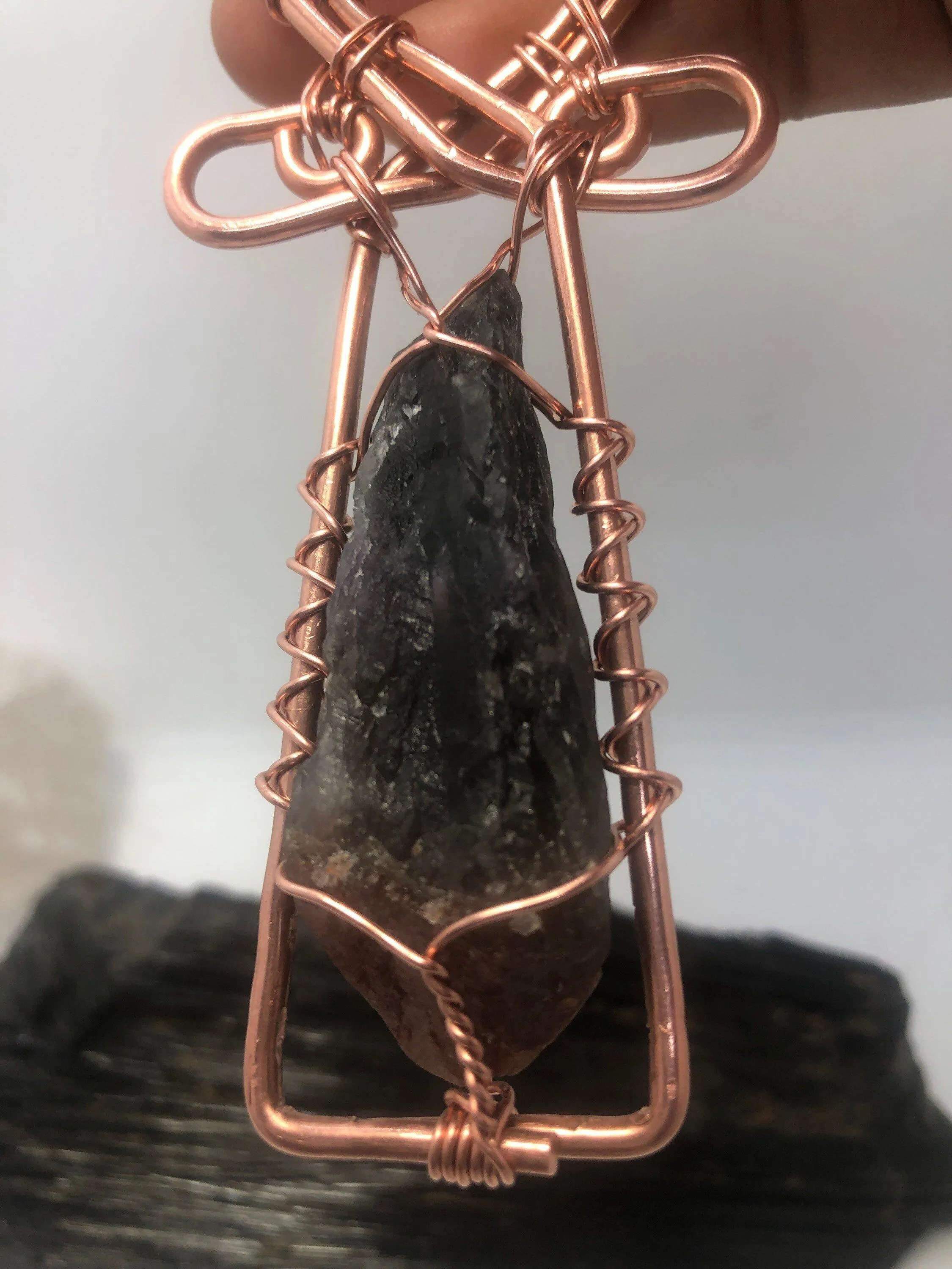 Auralite 23 Copper Ankh Wearable Pendant Necklace