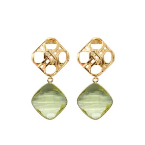 Avignon Lemon Quartz Earrings