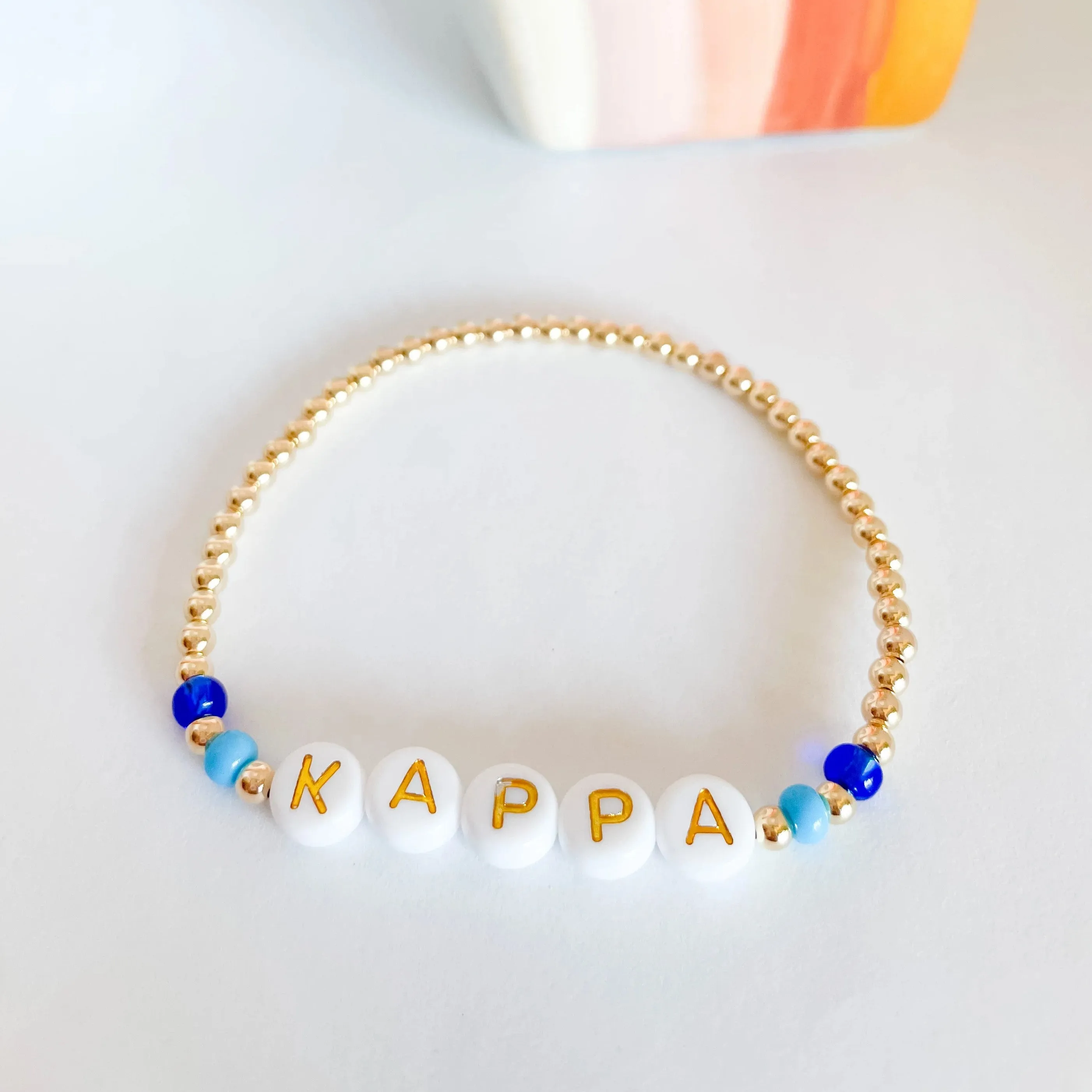 Beaded Blondes | Kappa Color Sorority Bracelet