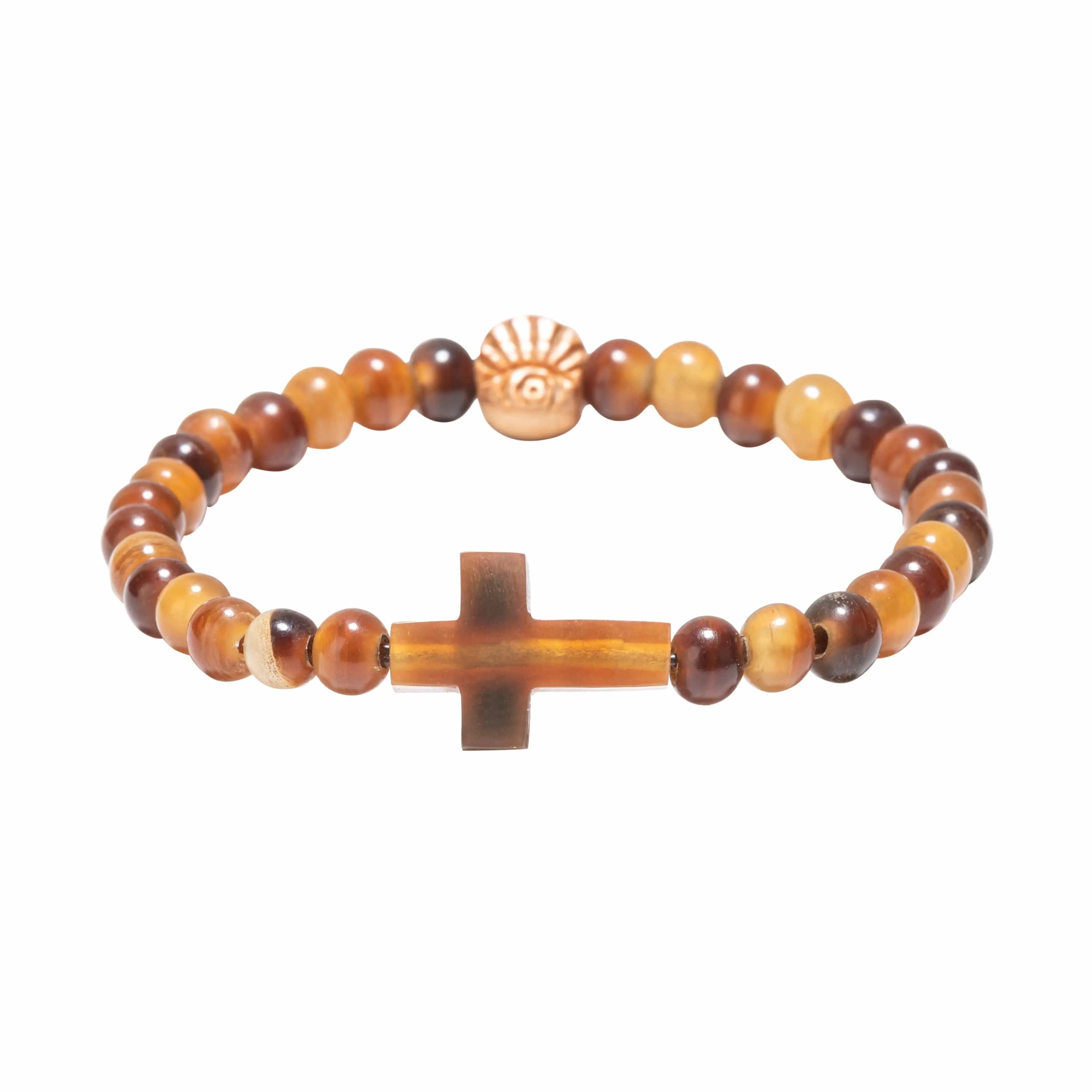 Beaded Cross Bracelet