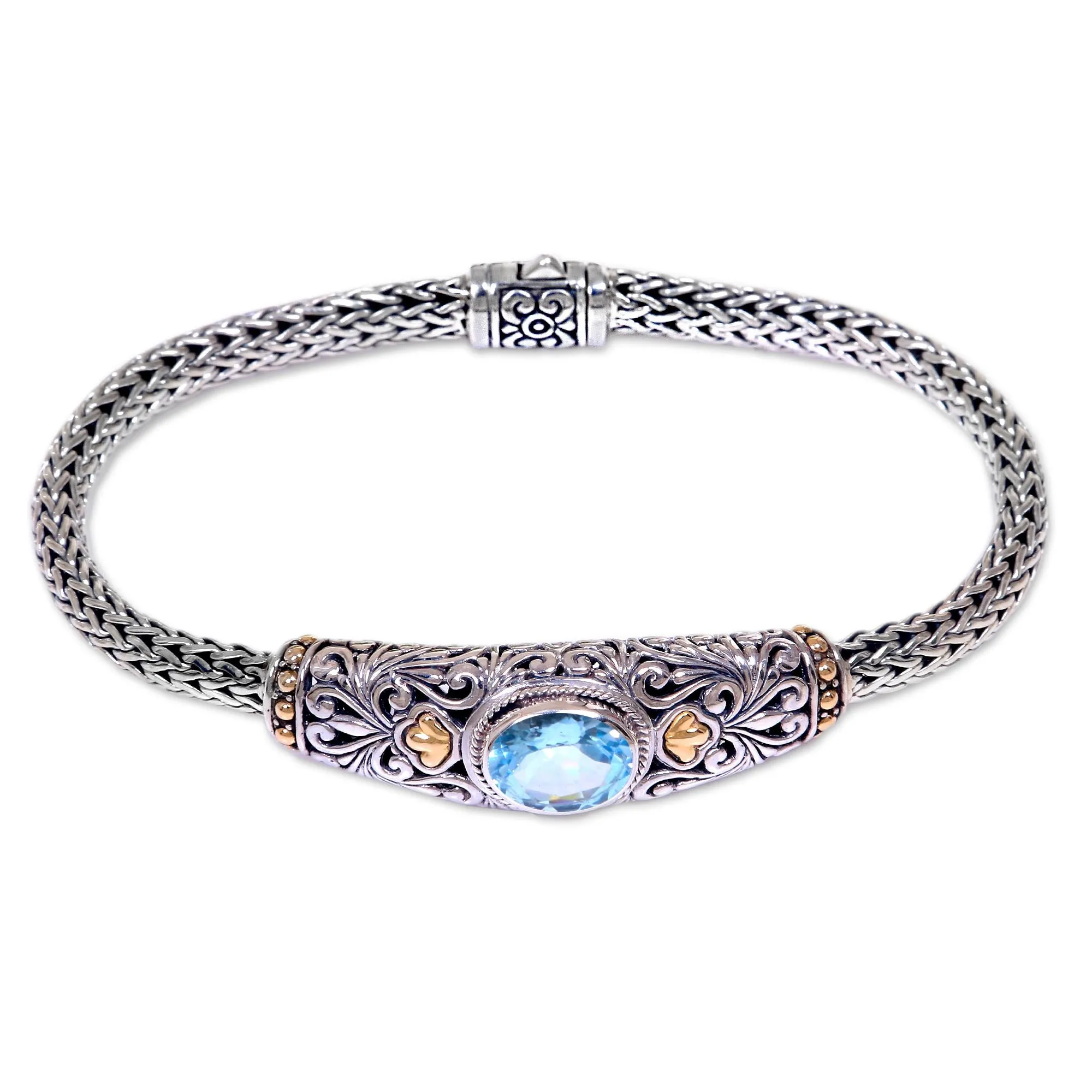 Bedugul Garden Sterling Silver Bracelet