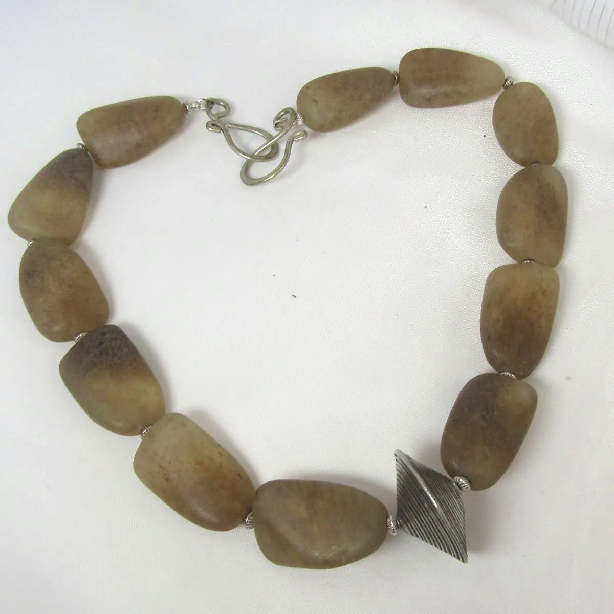 Big Bold Smokey Quartz Gemstone Statement Necklace