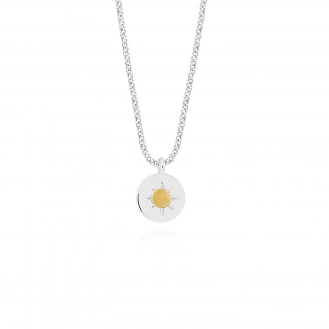 Birthstone a little November Yellow Quartz Necklace 4664