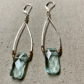 Blue Quartz Earrings