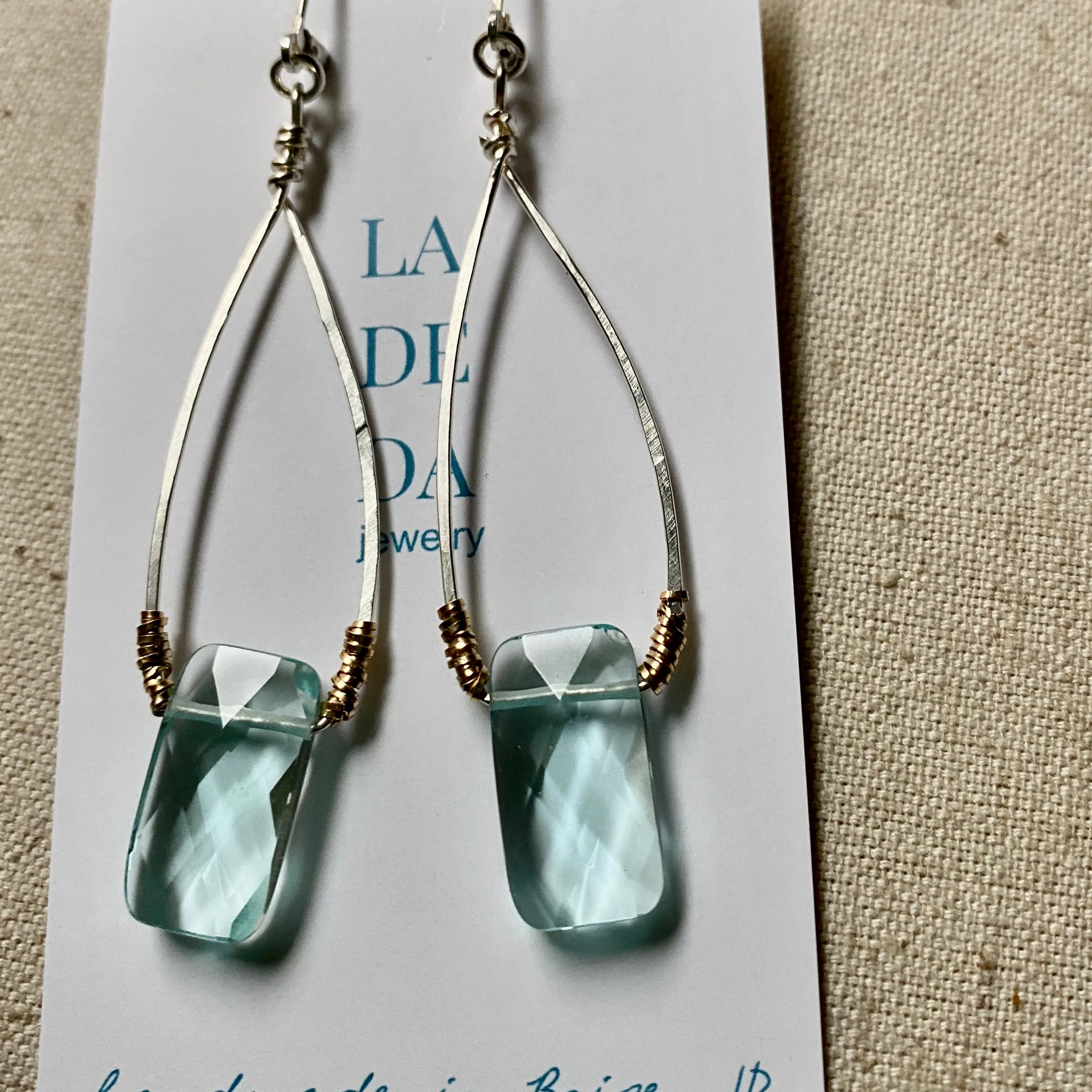 Blue Quartz Earrings