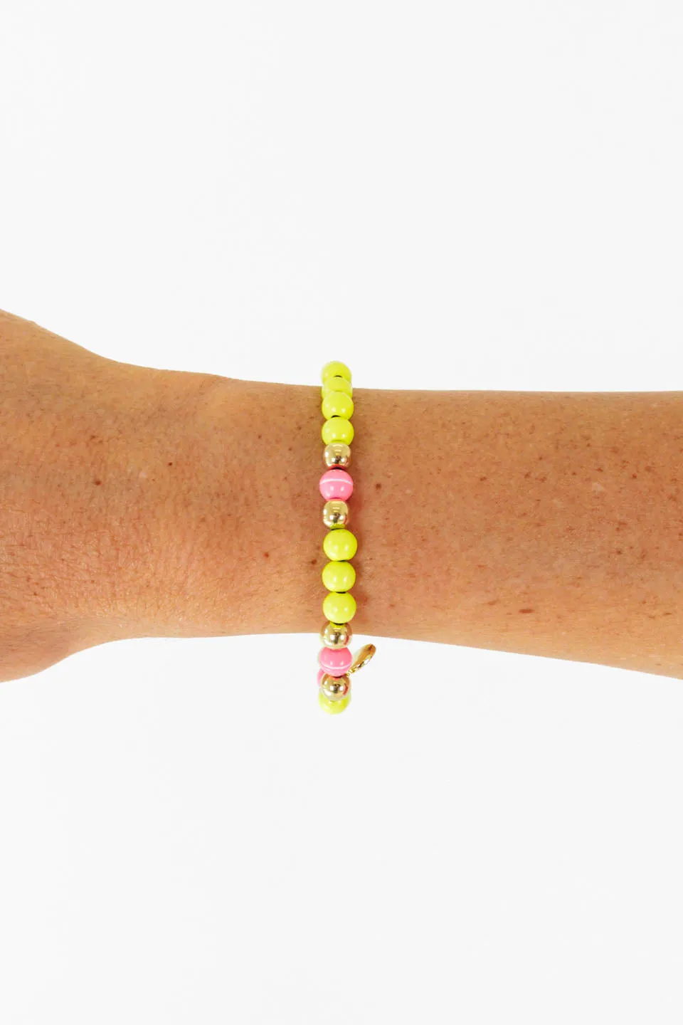 Boca Bracelet - Neon Yellow