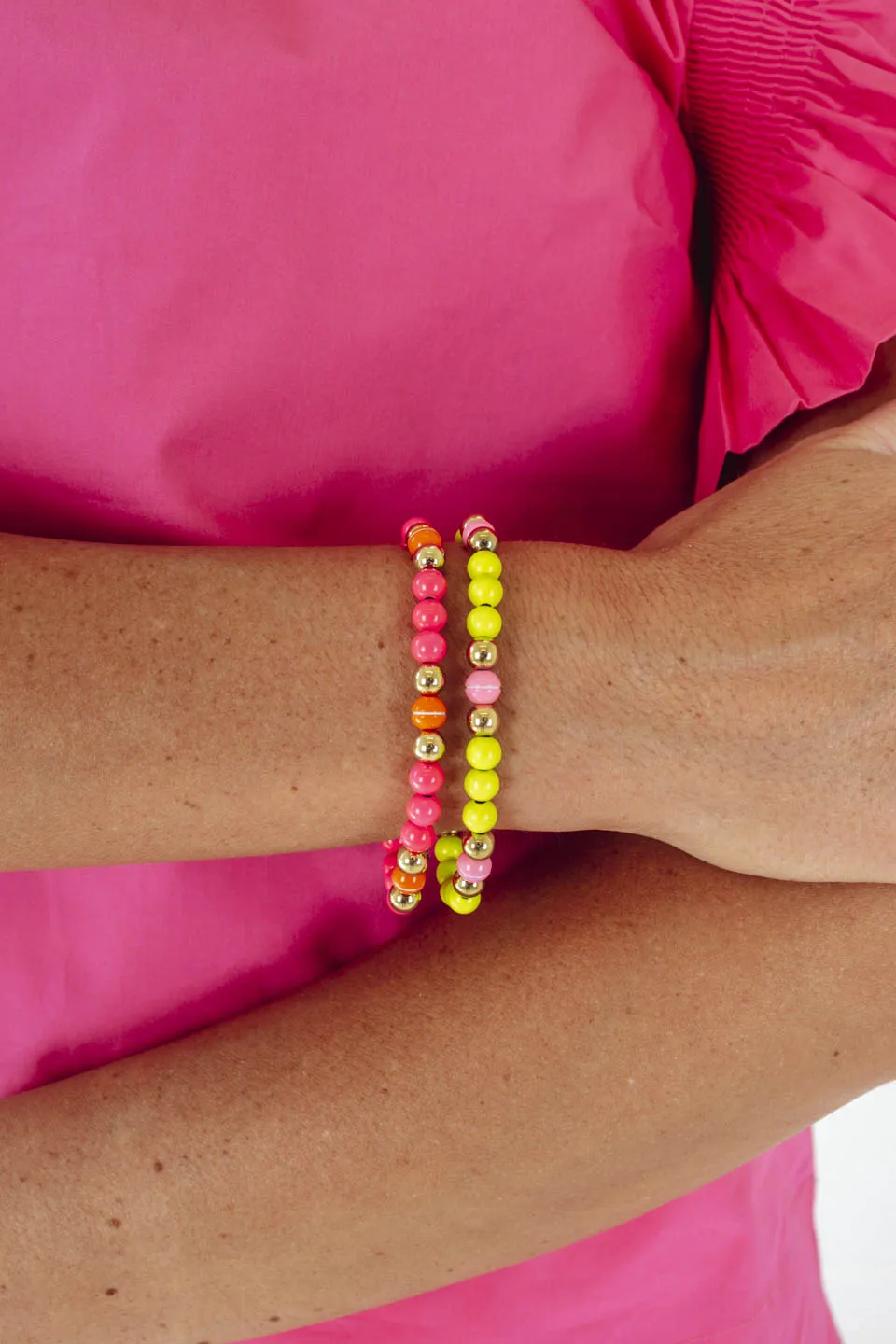 Boca Bracelet - Neon Yellow