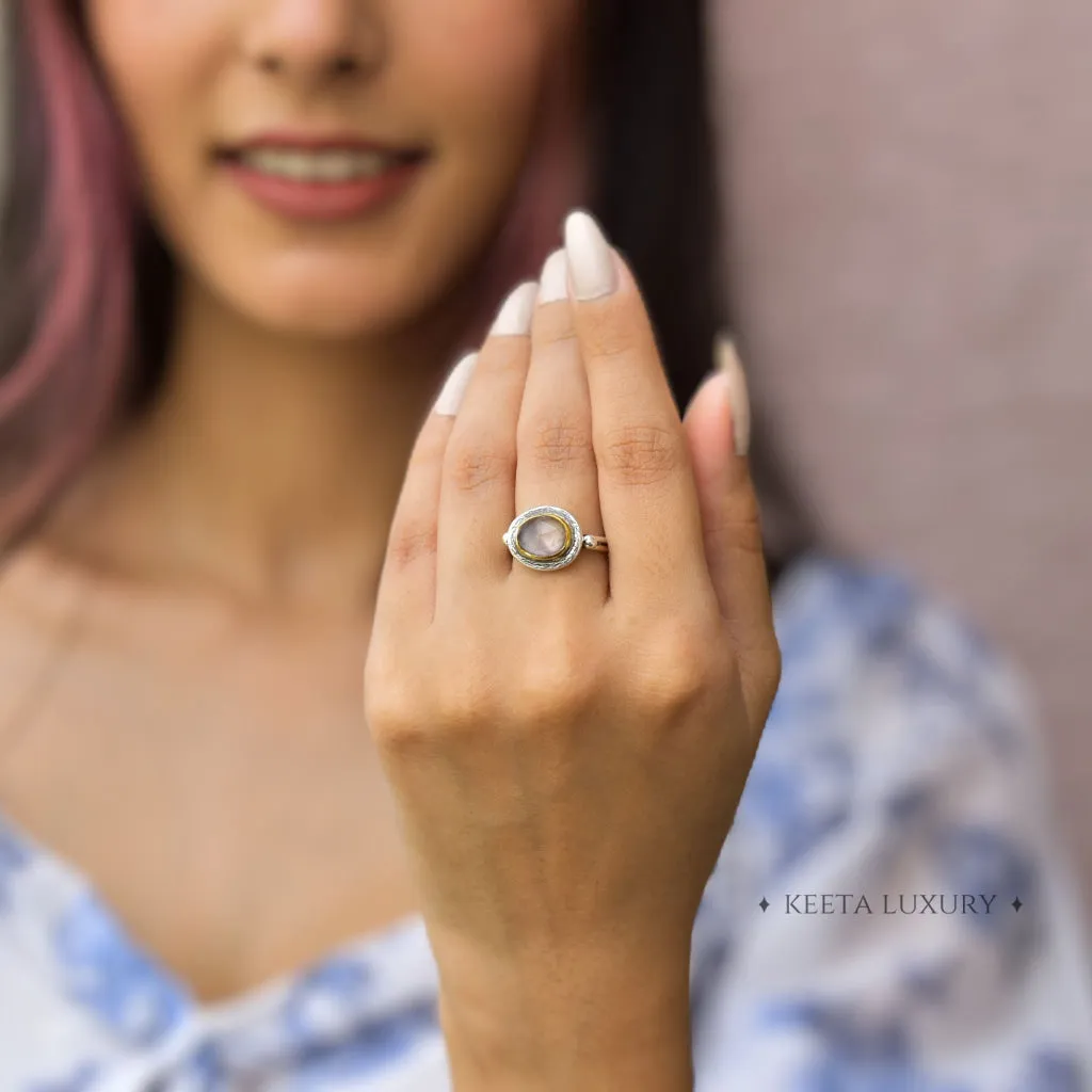 Bohemian Blossom - Rose Quartz Ring