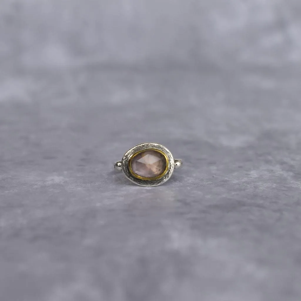 Bohemian Blossom - Rose Quartz Ring