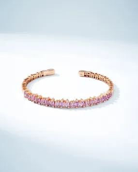 Bold Pink Sapphire Bangle