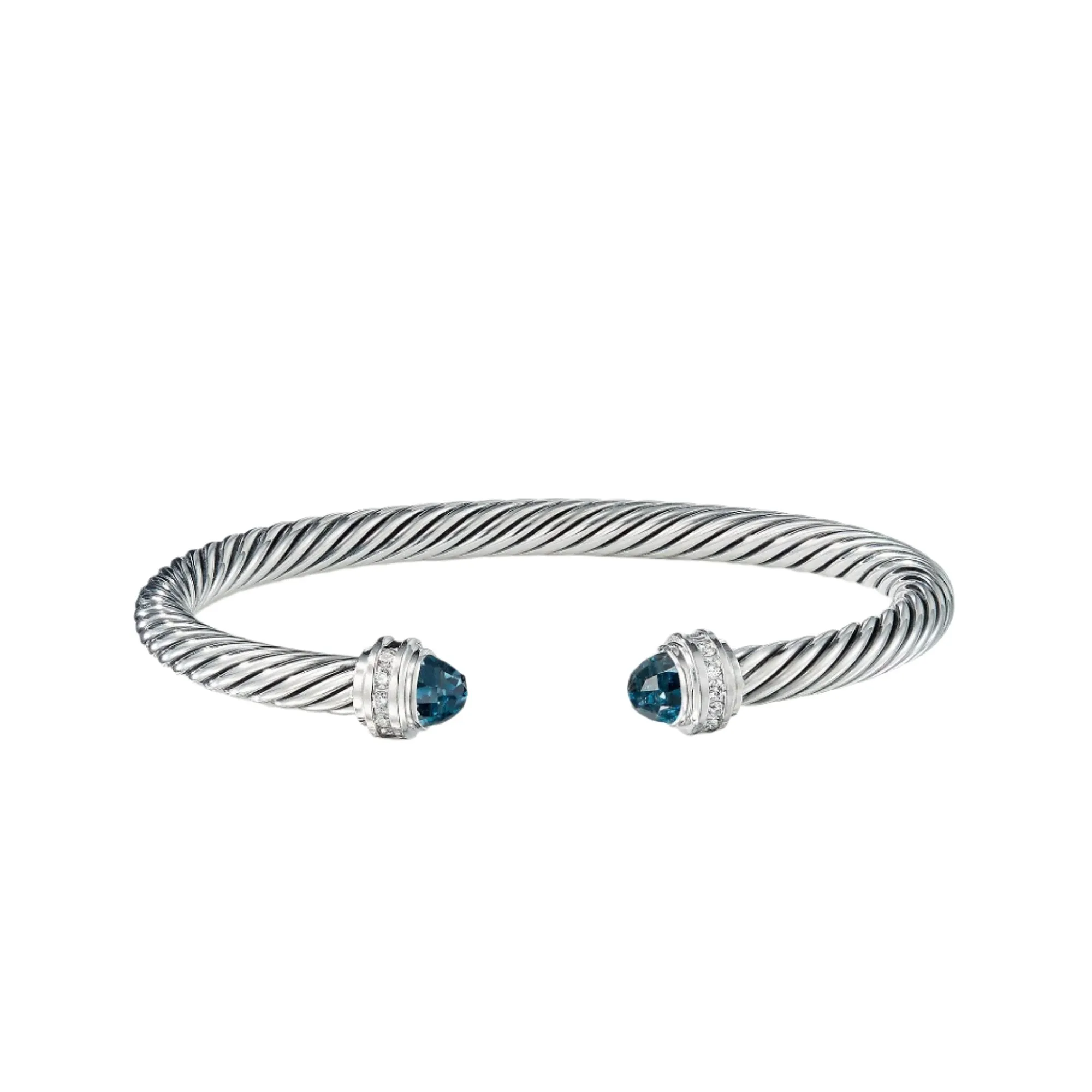 Bracelet with Hampton Blue Topaz and Diamonds