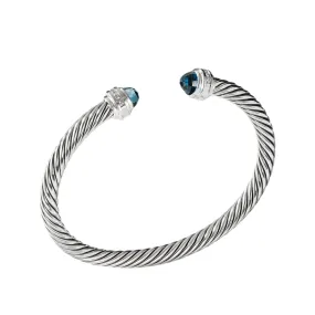 Bracelet with Hampton Blue Topaz and Diamonds