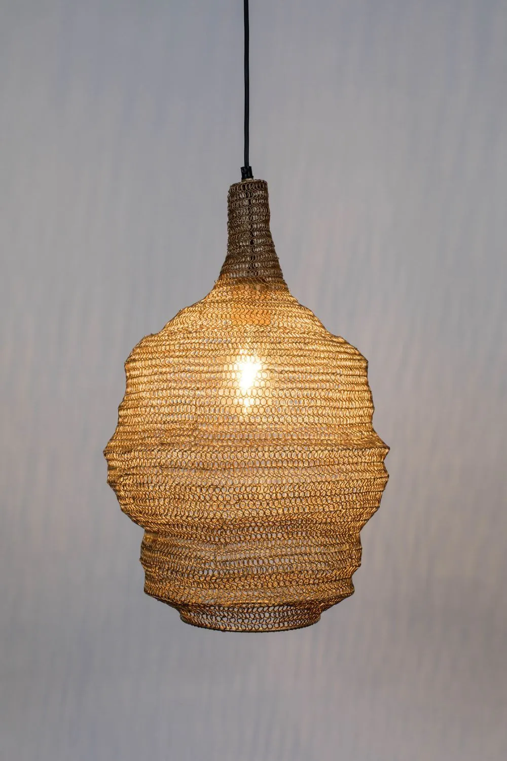 Brass Iron Mesh Pendant Lamp M | DF Lena