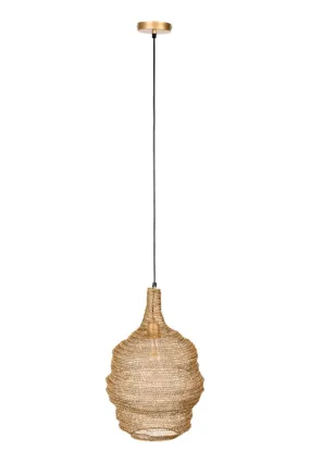 Brass Iron Mesh Pendant Lamp M | DF Lena