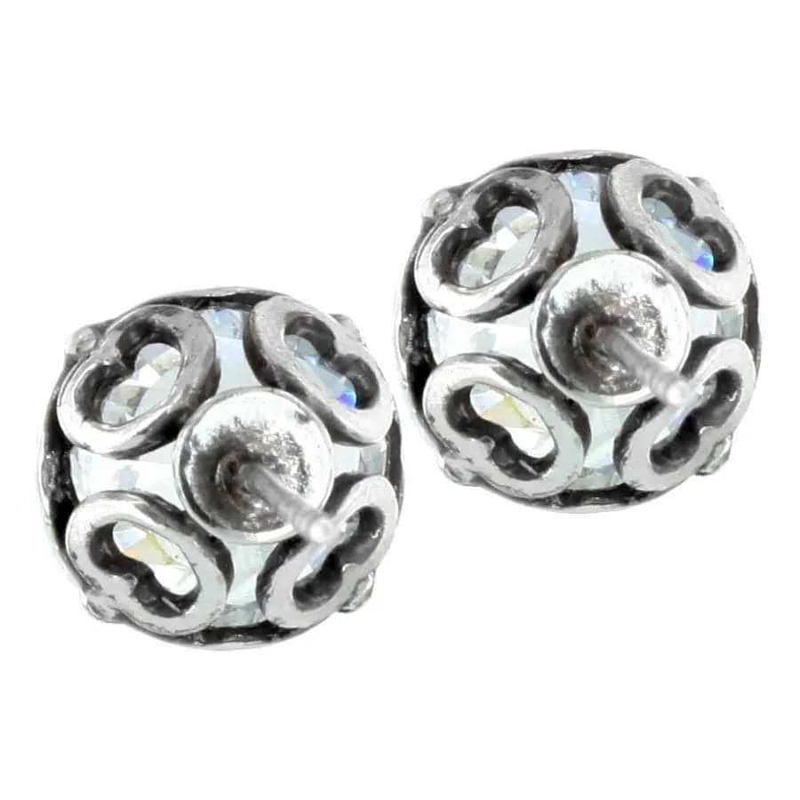 Brilliance 8MM Post Earrings