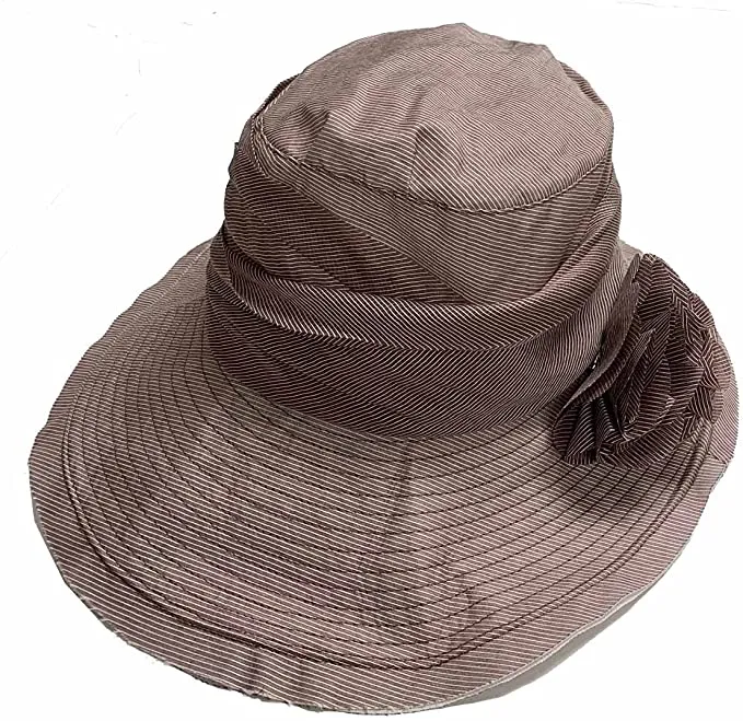 C- Jeanne Simmons Women's Asymmetrical Sun Hat with Bendable Wired Brim, Style# 4016 (Copy)