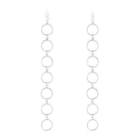 Camelia Earrings - Silver