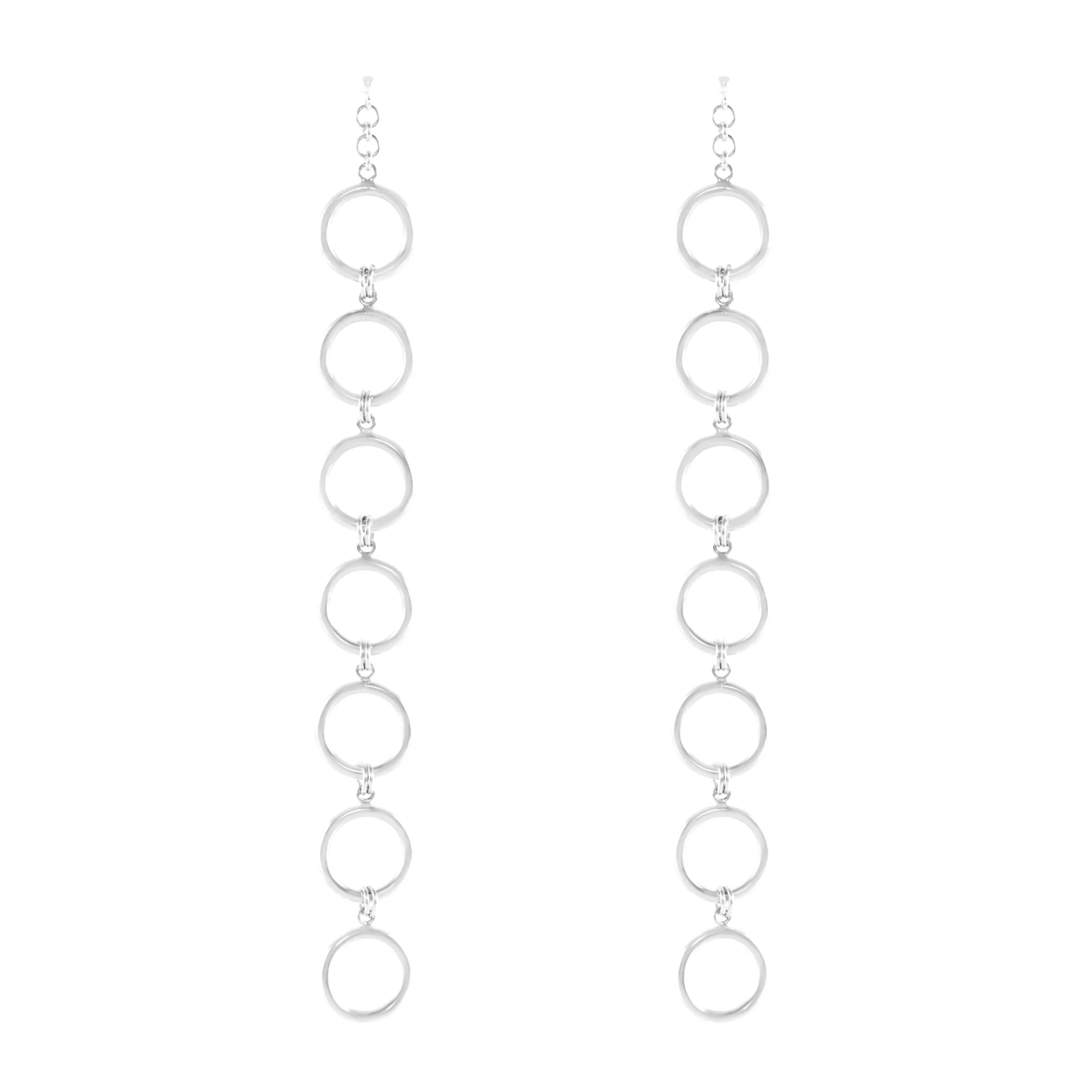 Camelia Earrings - Silver