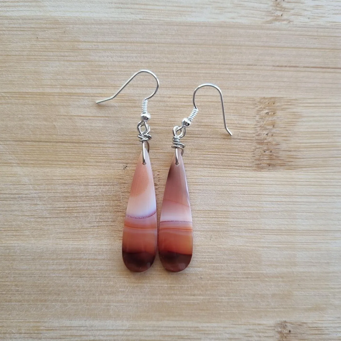 Carnelian Stone - Boho Earrings