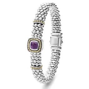 Caviar Color Amethyst Caviar Bracelet 9mm