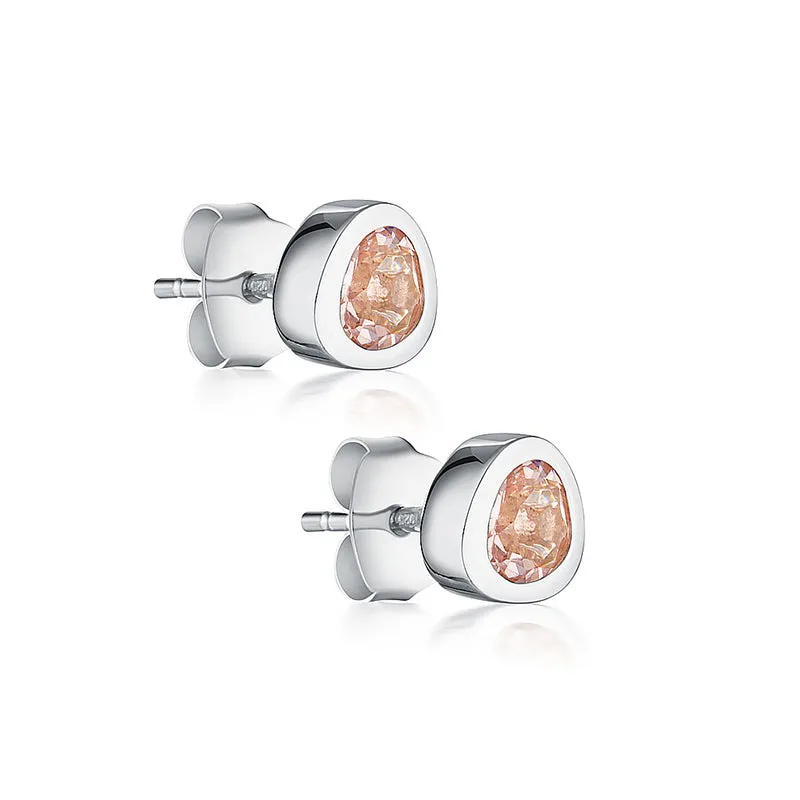 CELEBRATION STUDS - BLUSH QUARTZ