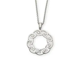 Celtic Knot Work Round Interwoven Pendant