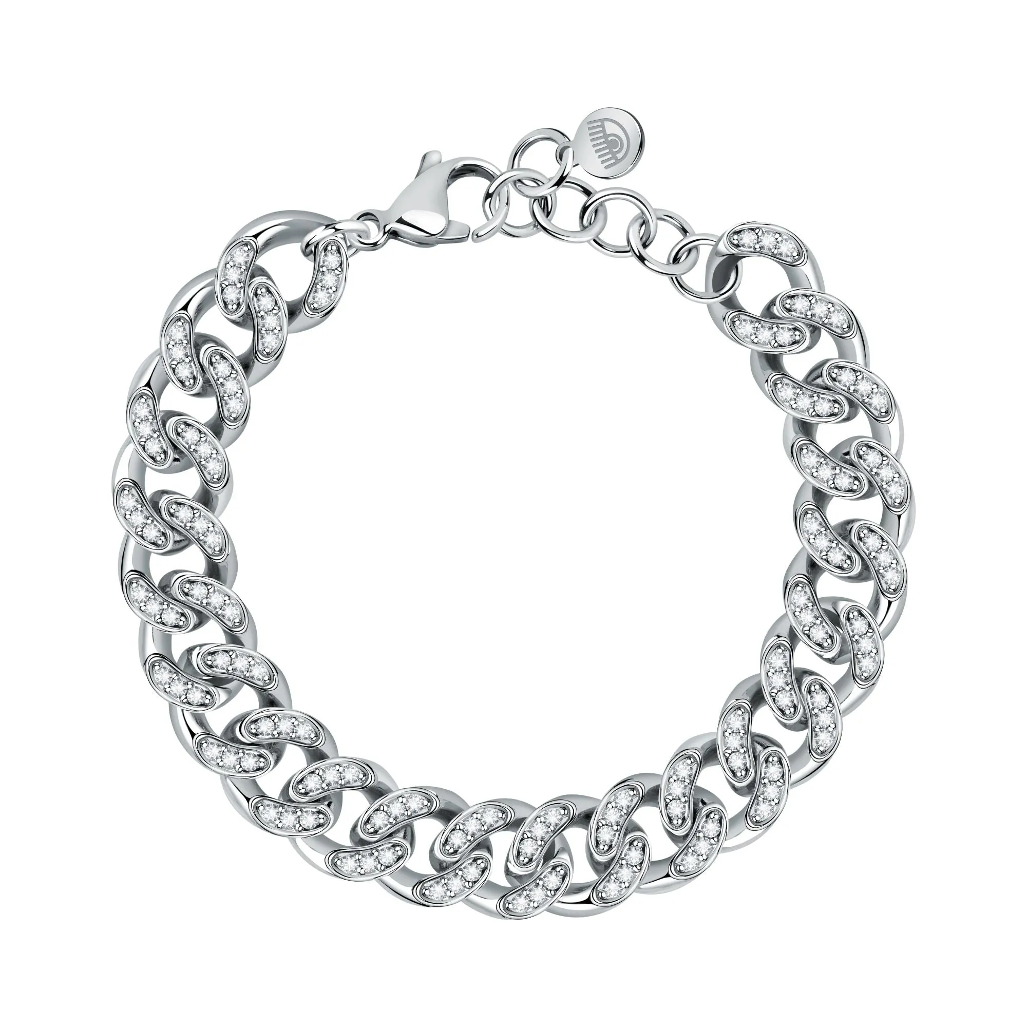 Chiara Ferragni Chain Collection Full Pave Bracelet