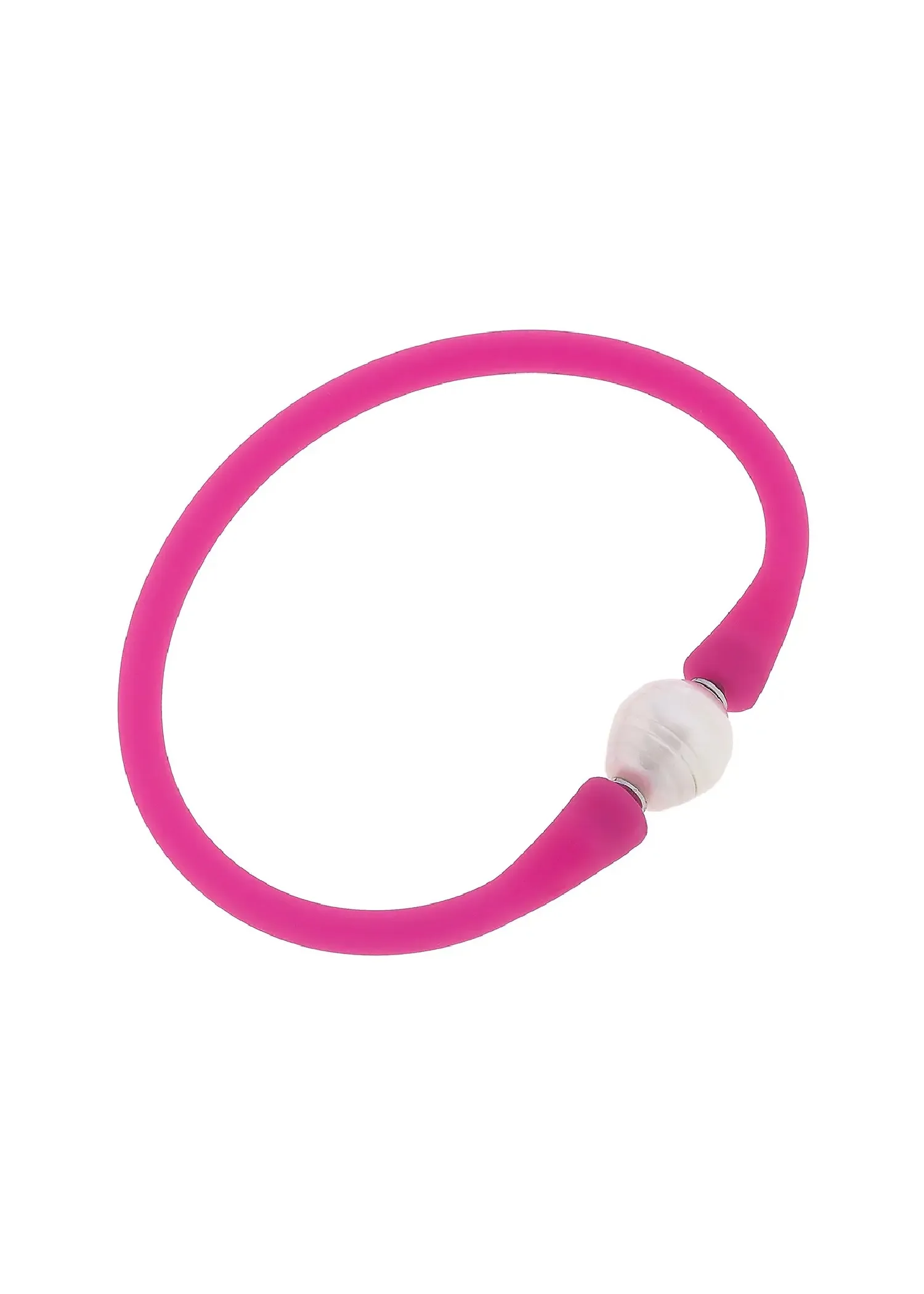 CHILDREN'S BALI FRESHWATER PEARL BRACELET - FUCHSIA