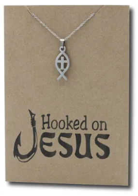 Christian Fish Pendant & Chain - Card 509