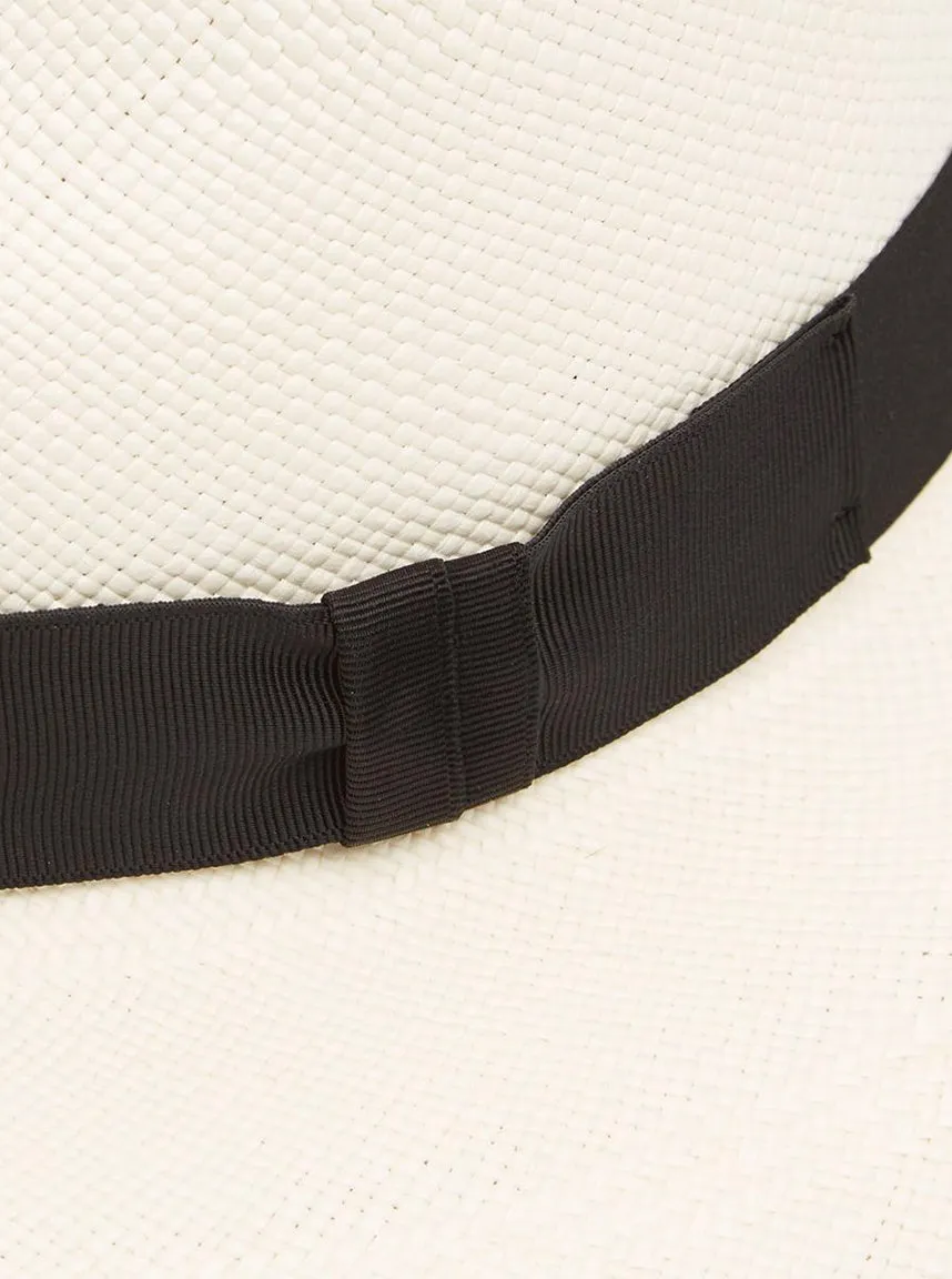 Christys' Classic Down Brim Panama with Black Band