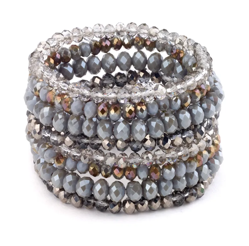 Chunky Multi-Strand Beaded Bracelet