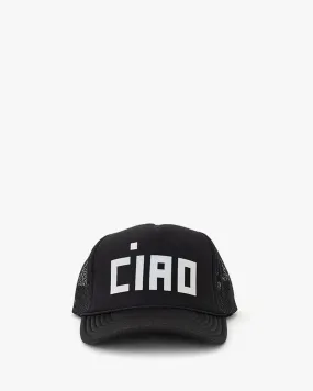 Clare V - Trucker Hat in Black w/ Cream Block Ciao