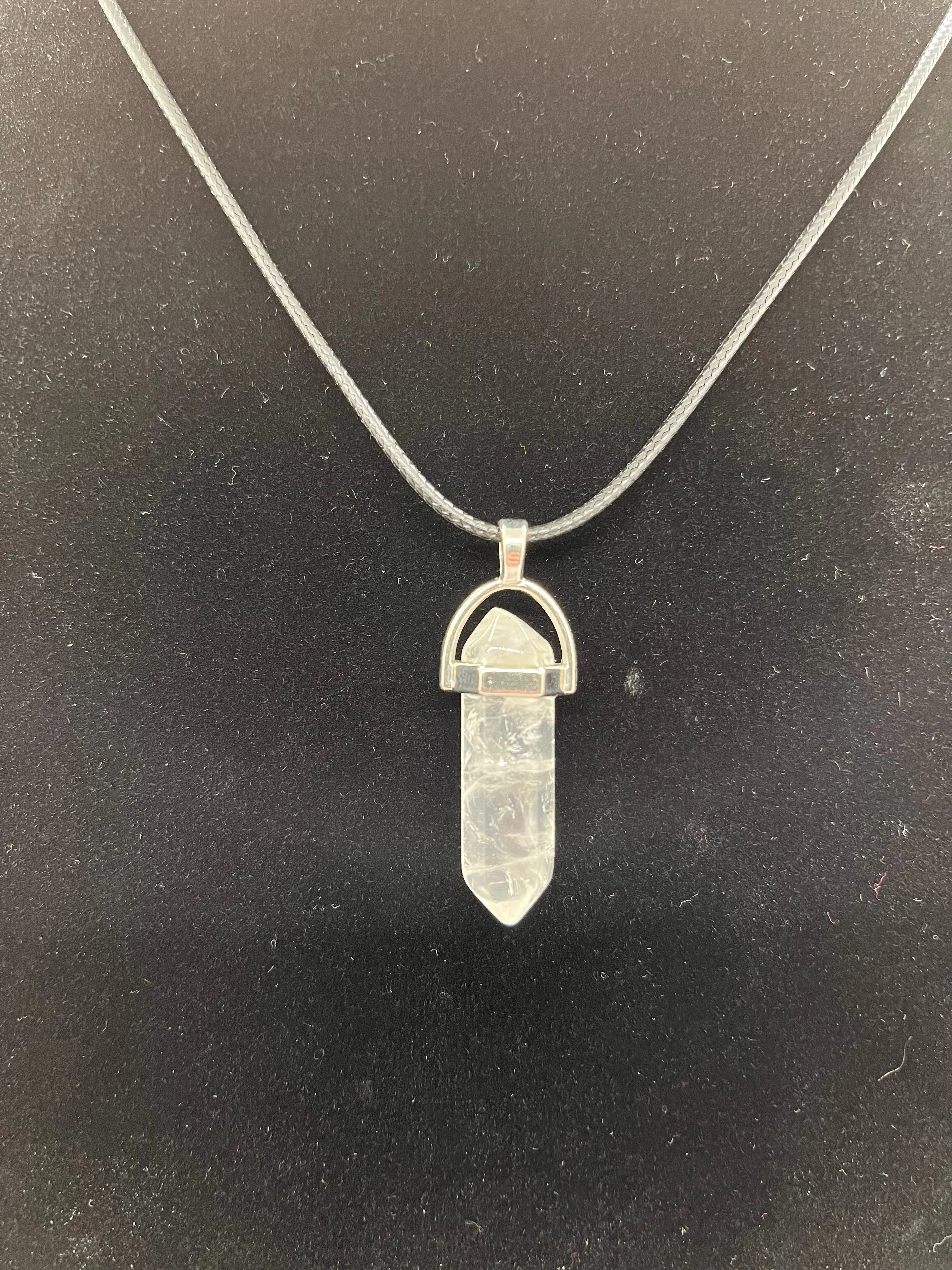 Clear Quartz Pendant Necklace