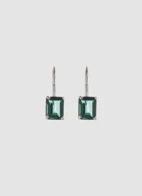 COVET HANDMADE - CLAUDIA CLASSIC PETITE GREEN QUARTZ SILVER