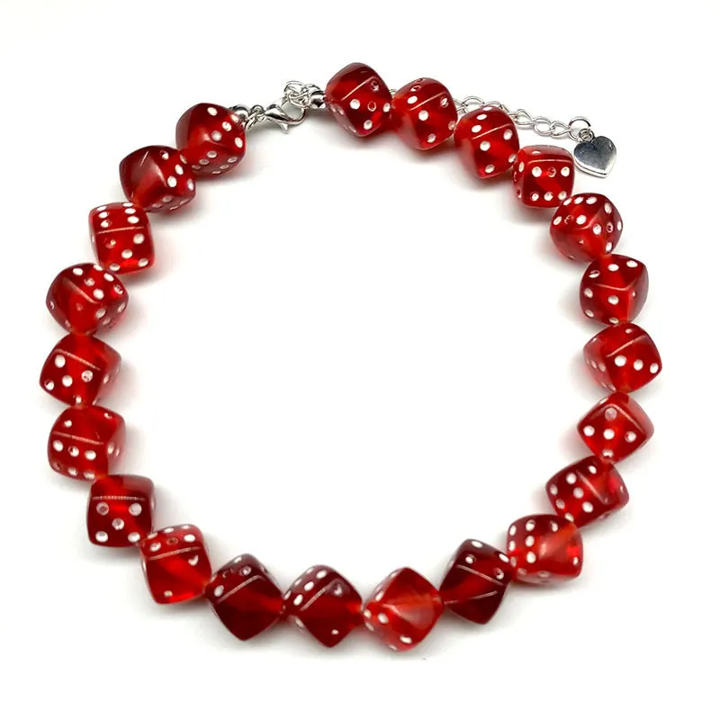 Creative Dice Beaded European Jewelry Bracelet