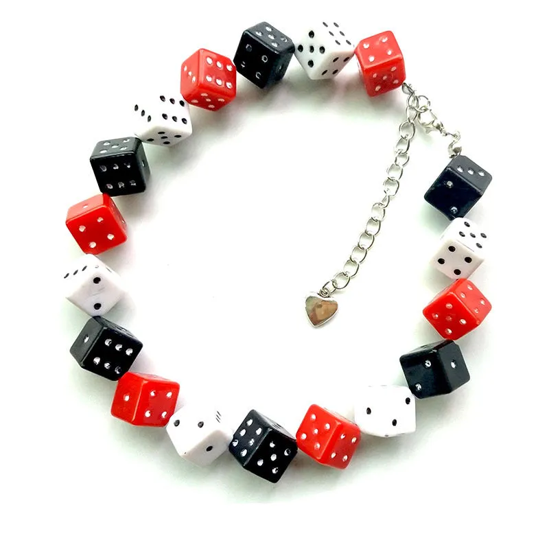 Creative Dice Beaded European Jewelry Bracelet