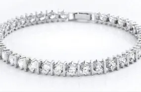 Crislu Classic Bar Tennis Bracelet